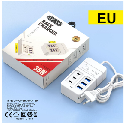 MultiCharge™ – Διανομέας γρήγορης φόρτισης 35 W με 6 θύρες