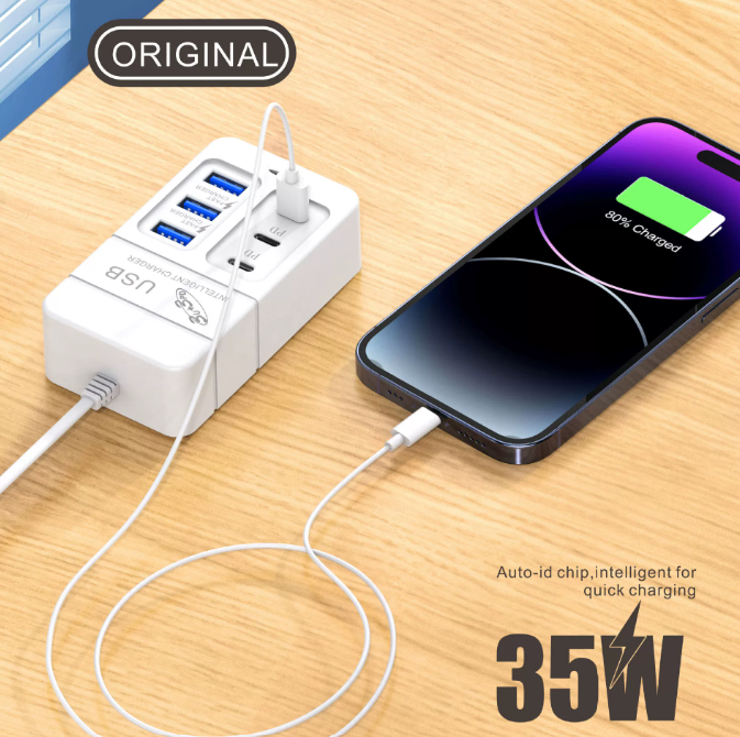 MultiCharge™ – Διανομέας γρήγορης φόρτισης 35 W με 6 θύρες