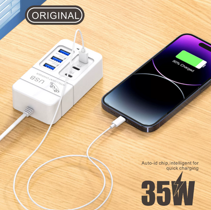 MultiCharge™ – Διανομέας γρήγορης φόρτισης 35 W με 6 θύρες