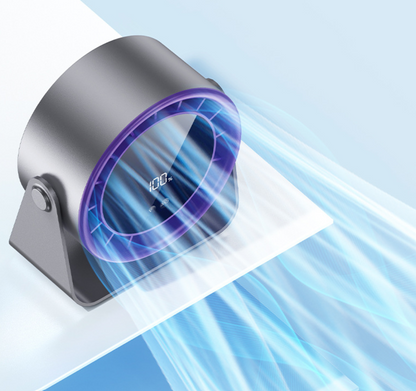 Vortiq™ – Έξυπνος Αθόρυβος Ανεμιστήρας με Ψηφιακή Οθόνη