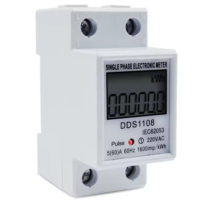 SmartMeter™ – Μονοφασικός ψηφιακός μετρητής 220 V σε ράγα DIN