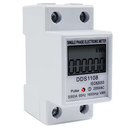SmartMeter™ – Μονοφασικός ψηφιακός μετρητής 220 V σε ράγα DIN