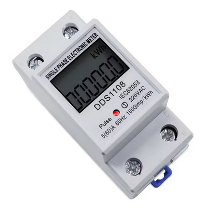 SmartMeter™ – Μονοφασικός ψηφιακός μετρητής 220 V σε ράγα DIN