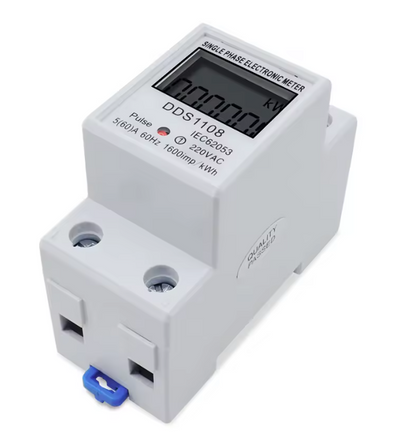 SmartMeter™ – Μονοφασικός ψηφιακός μετρητής 220 V σε ράγα DIN