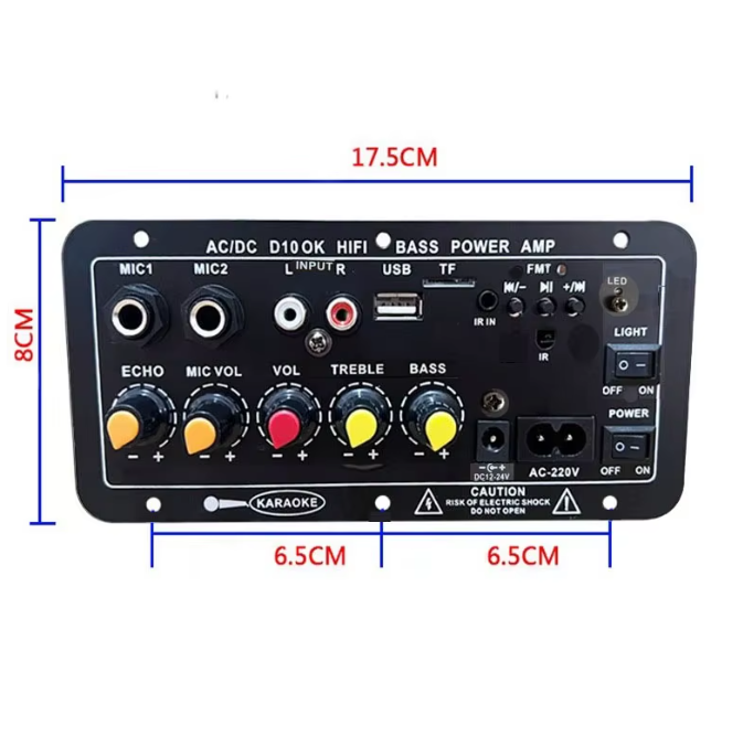 Sonivox™ – Ενισχυτής Ήχου HiFi Bluetooth με Karaoke