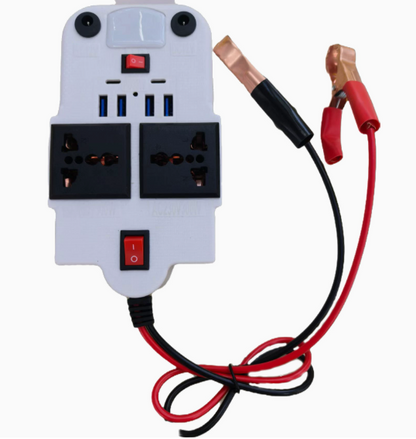 Powerix™ – Έξυπνος Μετατροπέας Αυτοκινήτου 300W με 4 USB και 2 Θύρες PD