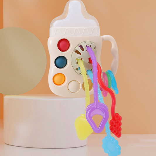 SensoryBottle™ – Αισθητηριακό Παιχνίδι Montessori 6 σε 1 για Βρέφη