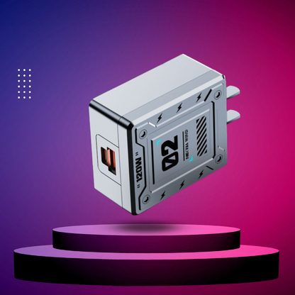 PowerMax™ - 120W 4-σε-1 Super Fast Charger, Συμβατό με Apple και Android + Περιλαμβάνεται καλώδιο USB