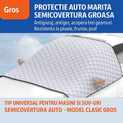 AutoShield Pro™ – Αντιηλιακό κάλυμμα για παρμπρίζ και πλαϊνά παράθυρα (235 x 150 cm)
