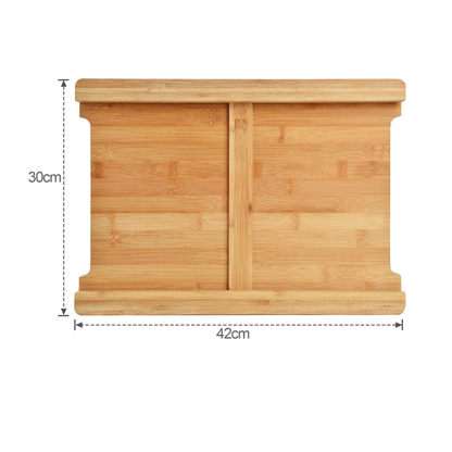 PrepBoard Duo™ – Κόφτης μπαμπού με πλαϊνούς δίσκους για συλλογή