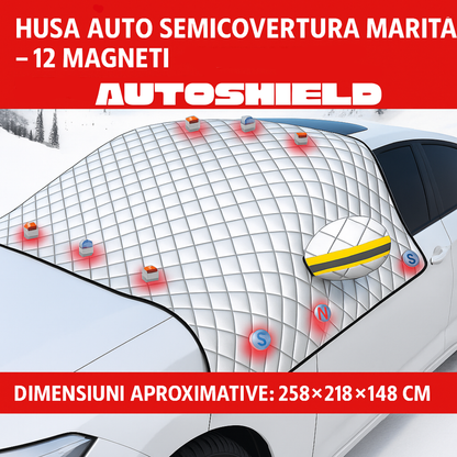 AutoShield Pro™ – Αντιηλιακό κάλυμμα για παρμπρίζ και πλαϊνά παράθυρα (235 x 150 cm)