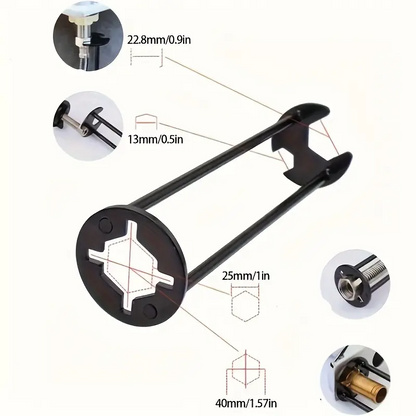 FlexiWrench™ – Σετ Πολυλειτουργικών Κλειδιών για Υδραυλικές Εγκαταστάσεις και Επισκευές
