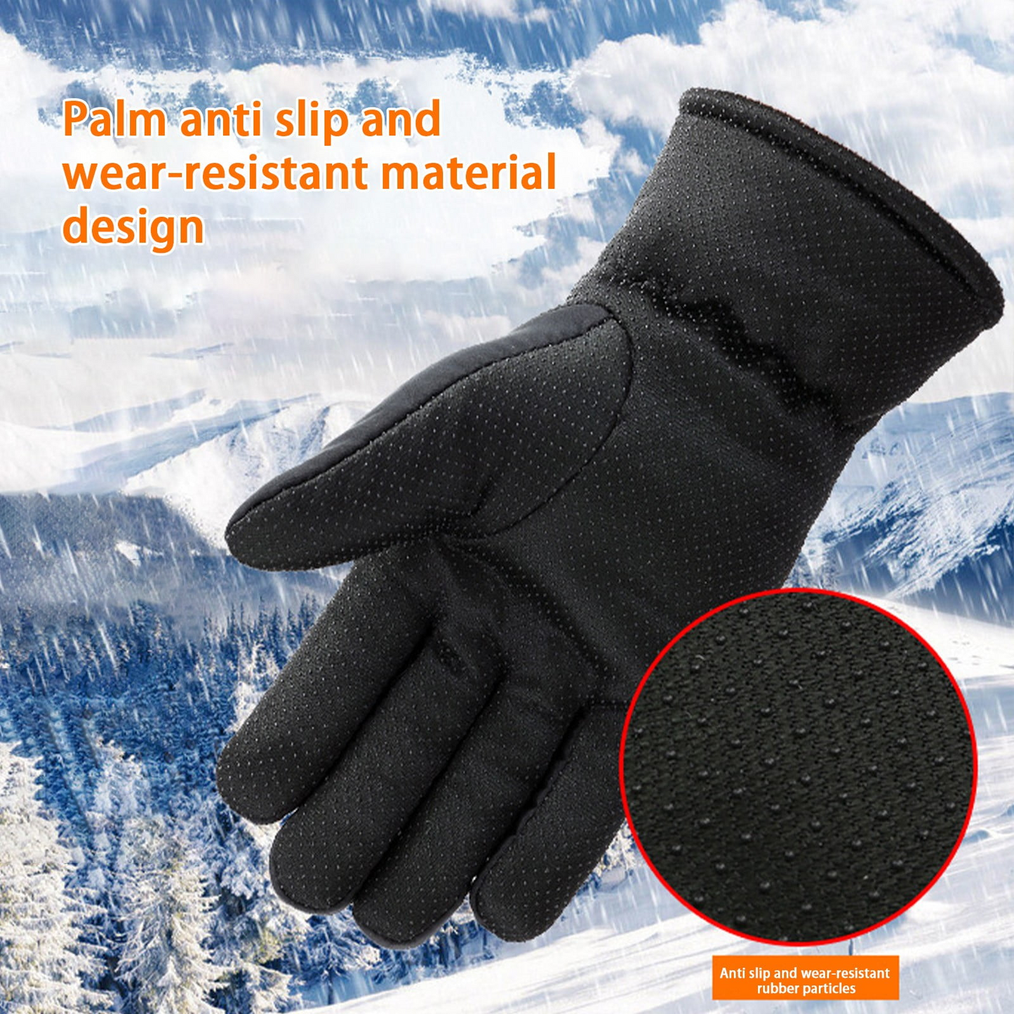 ThermoGrip™ - Γάντια με επένδυση, χοντρά και αντιολισθητικά για ποδηλασία και υπαίθριες δραστηριότητες