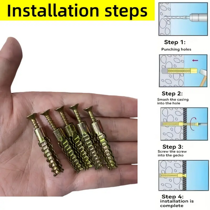 FixPro™ – Σετ 30 βυσμάτων επέκτασης 10x60 mm + εξαγωνικές βίδες 6x60 mm