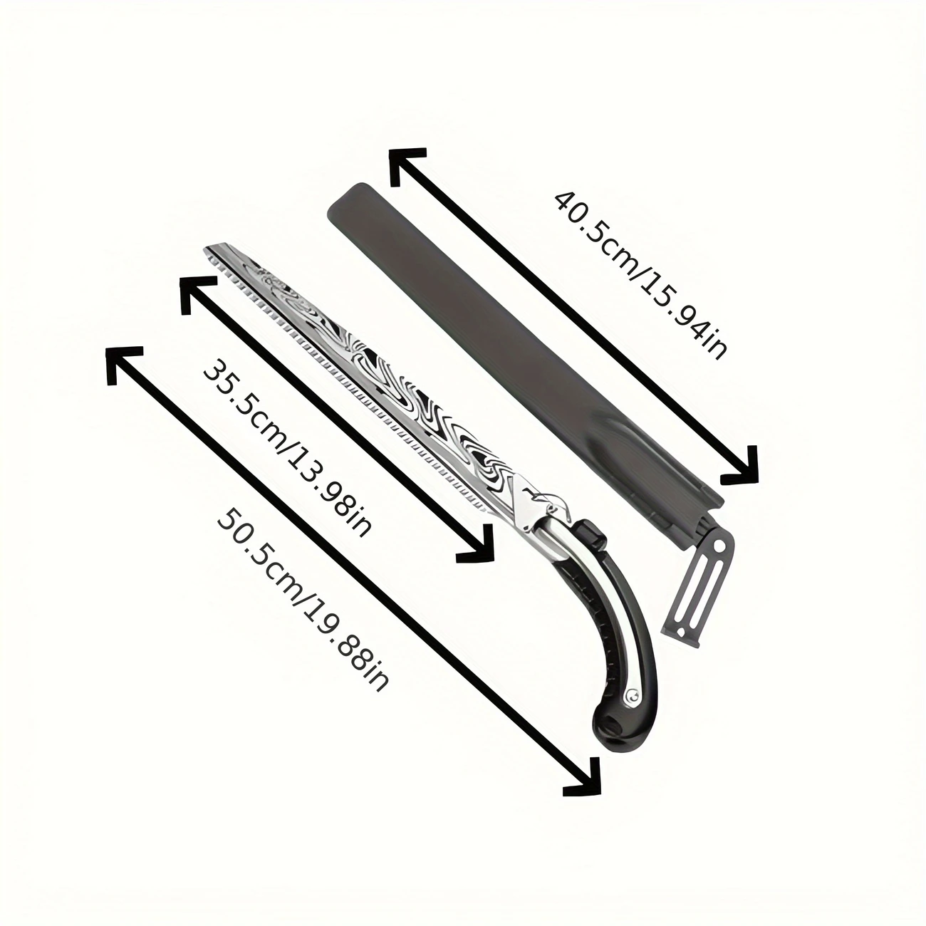 BladeMark™ – Επαγγελματικό πριόνι χάλυβα Damascus για ξύλο και κηπουρική