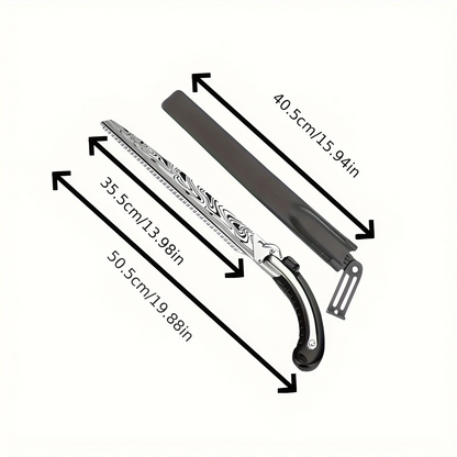 BladeMark™ – Επαγγελματικό πριόνι χάλυβα Damascus για ξύλο και κηπουρική