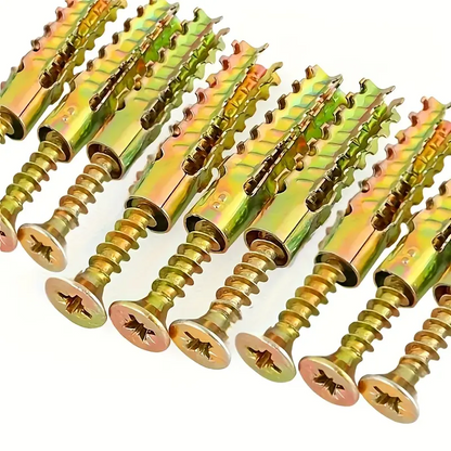 FixPro™ – Σετ 30 βυσμάτων επέκτασης 10x60 mm + εξαγωνικές βίδες 6x60 mm