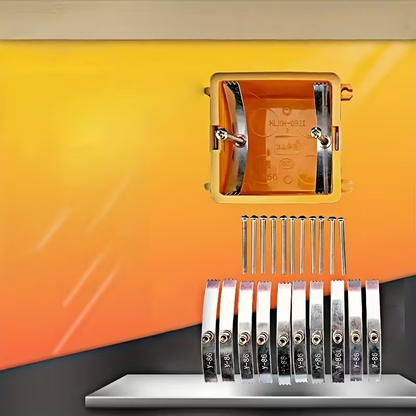 FixBox™ – Κιτ επισκευής για κουτιά υποδοχής (10 κλιπ + 10 βίδες)