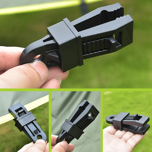 CampGrip™ – Κλιπ στερέωσης για κάμπινγκ και κήπο (Σετ 10 τεμαχίων)