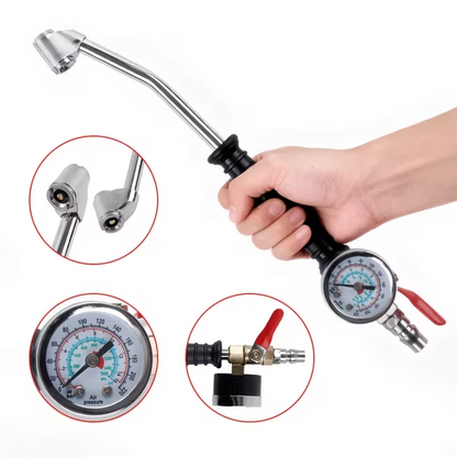 AirPro Gauge™ - Επαγγελματική συσκευή ελέγχου φουσκώματος και πίεσης ελαστικών (0–220 PSI)