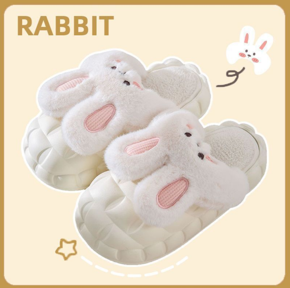 Αποσπώμενες φουσκωτές παντόφλες CuteRabbit™