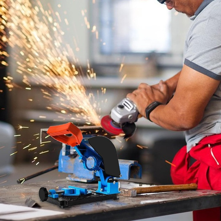 CutMaster™ - Επαγγελματική Βάση για Γωνιακό Τροχό με Κοπή 45°