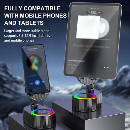 Korven™ - Πολυλειτουργική Βάση Κινητού με Bluetooth 5.3 και Ηχείο