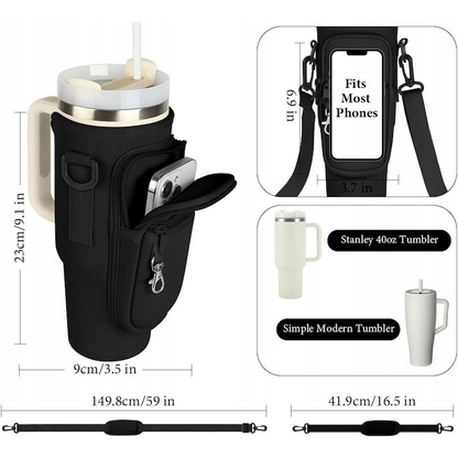HydroPack™ - Πολυλειτουργική Θήκη για Μπουκάλι Νερού με Τσέπη για Κινητό