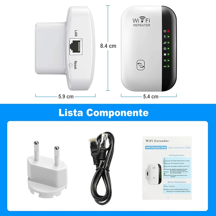 WiFiBoostPro™ Ενισχυτής M300 Wireless-N WiFi Repeater