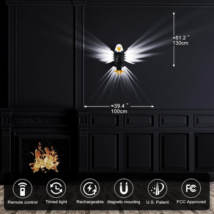 EagleLux™ – Διακοσμητικό φωτιστικό LED περιβάλλοντος, Eagle Design