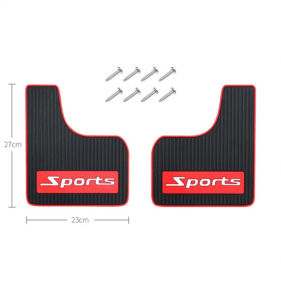 MudGuardX™ – Σετ 2 καθολικών λασπωτήρων τροχών από καουτσούκ (2 τεμάχια)