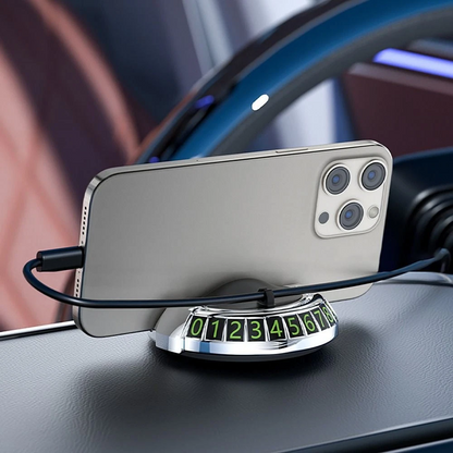 Turn&Call™ – Βάση τηλεφώνου αυτοκινήτου 360° με επιλογή αριθμού τηλεφώνου